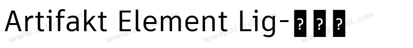 Artifakt Element Lig字体转换 Artifakt Element Lig字体转换